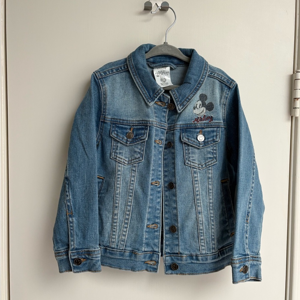 NWT Disney Blue Jean Jacket with Classic Trucker Style